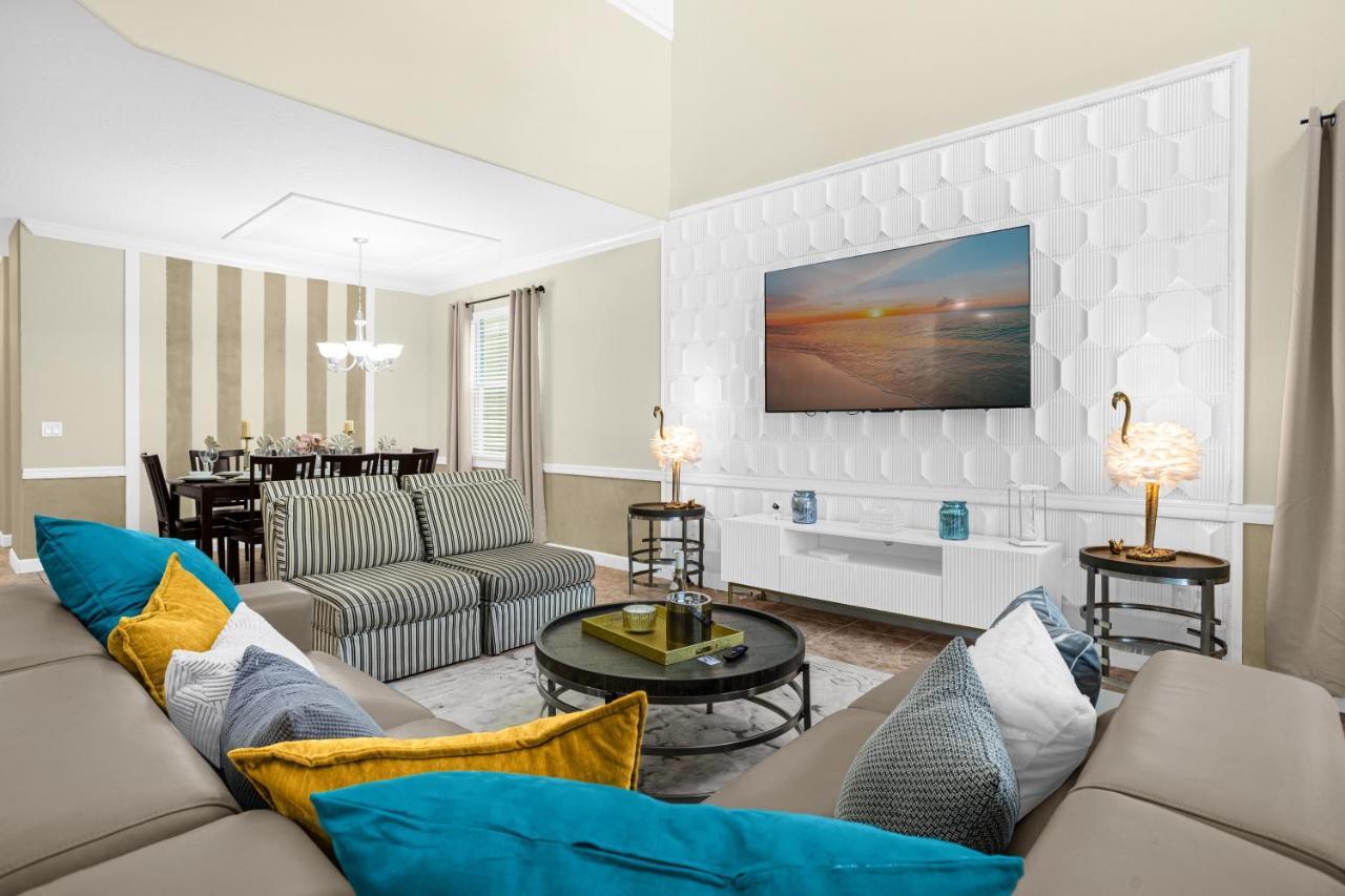 Light Yellow Home Lift Your Mood Near Disney 5Beds Kissimmee Esterno foto
